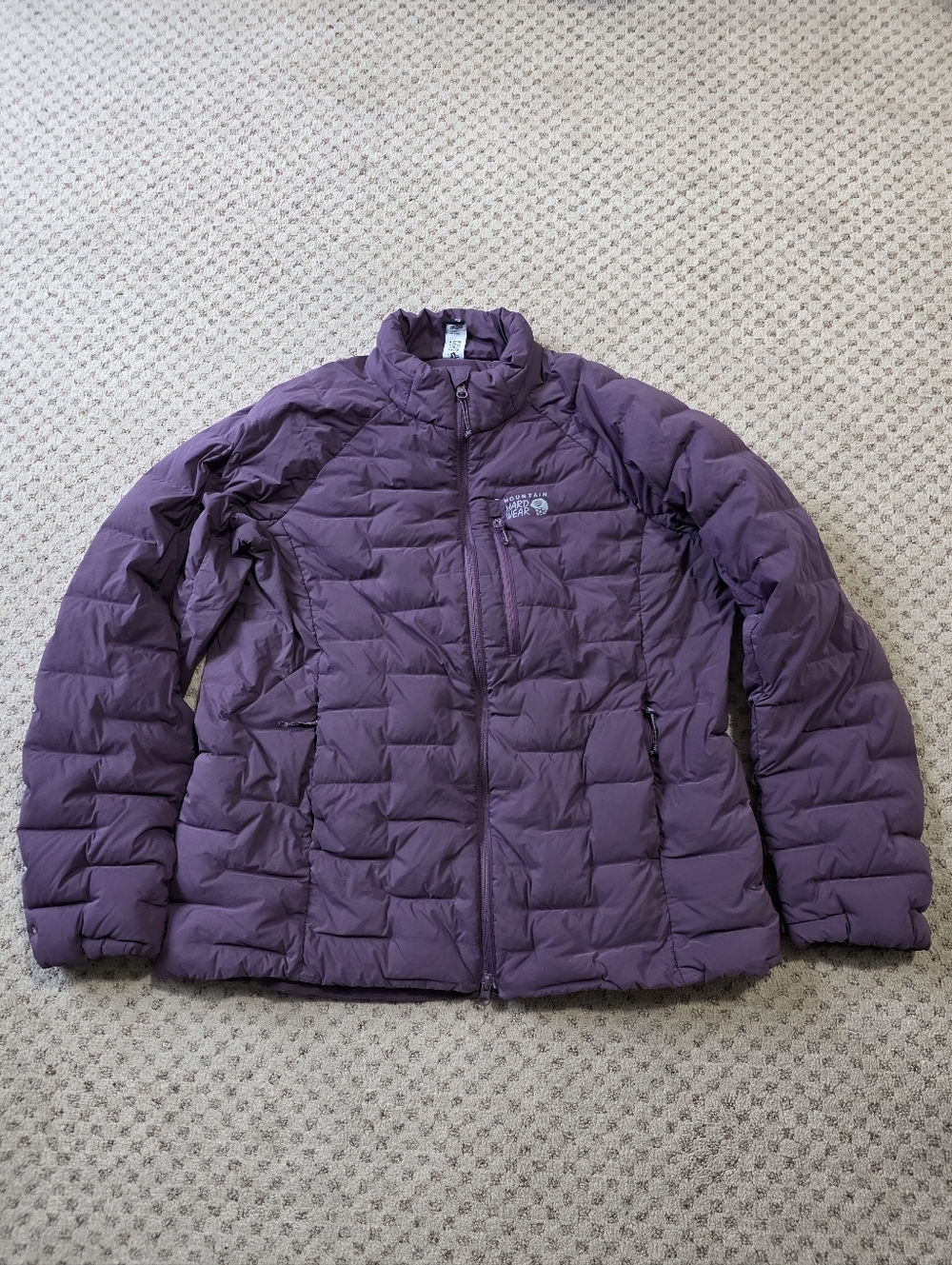 Mountain Hardwear Purple Down Puffer Jacket